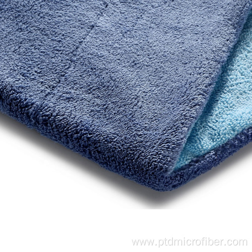 Plush microfiber coral fleece care wash towel